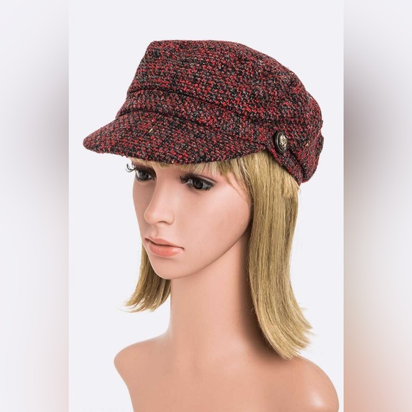 Tweed Fiddler Newsboy Hat - Picture 1 of 5